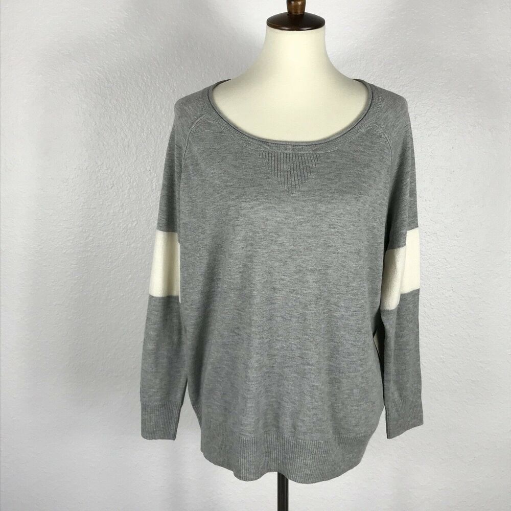 Band of Outsiders Sweater Women 1/S Pullover Striped Wool Blend Preppy NWT